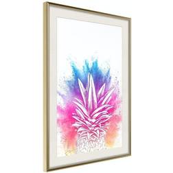 Arkiio Affisch Colourful Pineapple [Poster] 40x60 Poster